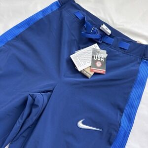 Nike Team USA Track Pants Lightweight Running Training Blue Women's‎ Size Small